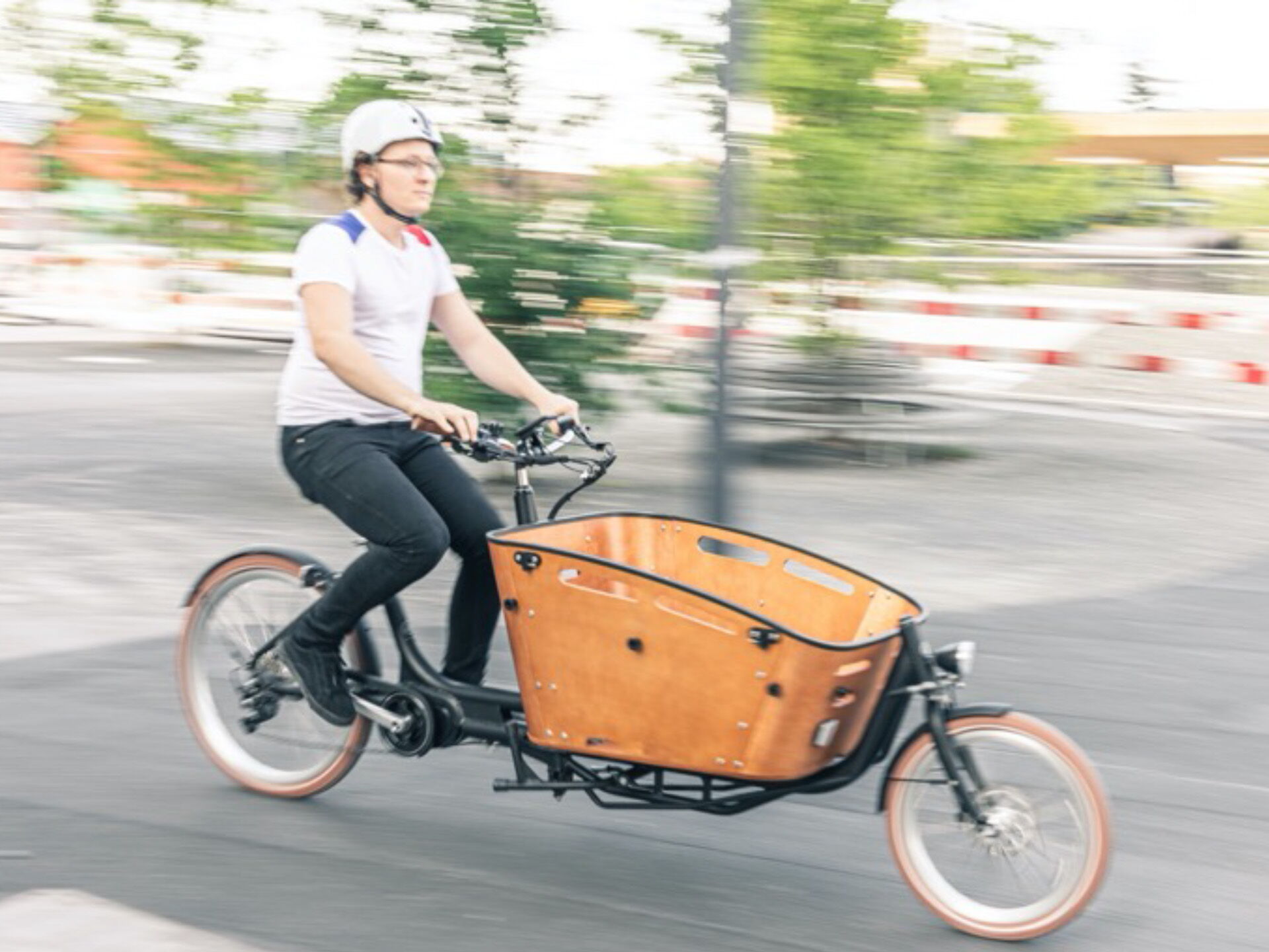 Zum Grosseinkauf mit dem Cargo-Bike. Foto: Trafiko AG